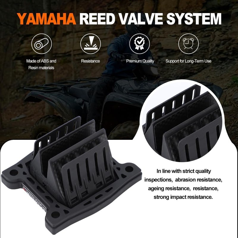 Aramox V4145 Black ABS Valve, Powersports Valve Parts, Direct Replacement for YFS200 V4145 - Image 3